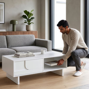 Soffbord Katanshumn med förvaring 110x55x39 cm [en.casa]