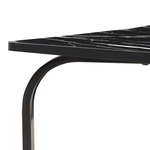 Soffbord Kolta 120x60x43 cm Marmorutseende [en.casa]
