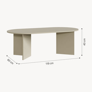 Soffbord Kynd 119x60x40 cm [en.casa]
