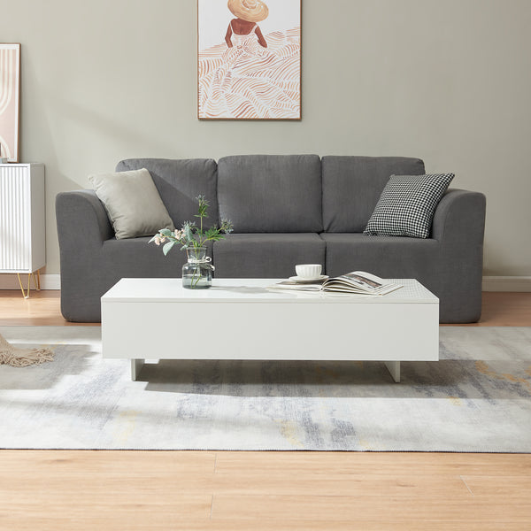Soffbord Braunschweig 15x55x31cm högglans [en.casa] välj modell