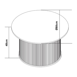 Soffbord Ledepid Natur [en.casa]