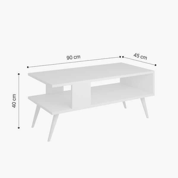 Soffbord Lycksele 40x90x45 cm i olika färger [en.casa]