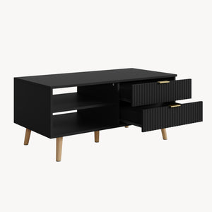 Soffbord Nand med 2 lådor [en.casa]