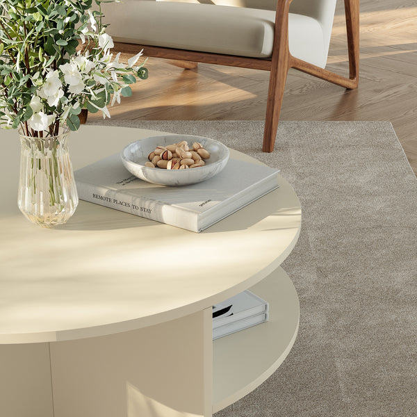 Soffbord Reykhon Ø80x41 cm [en.casa] 