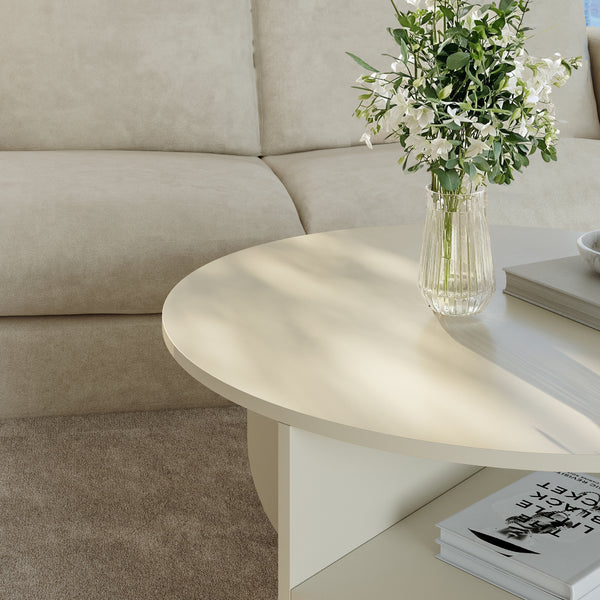 Soffbord Reykhon Ø80x41 cm [en.casa] 