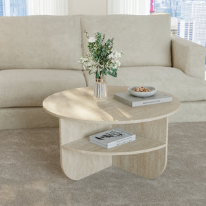 Soffbord Reykhon Ø80x41 cm [en.casa] 