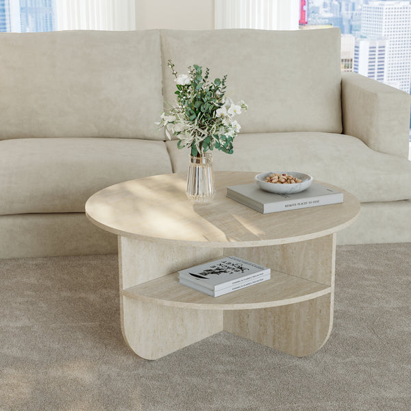 Soffbord Reykhon Ø80x41 cm [en.casa] 