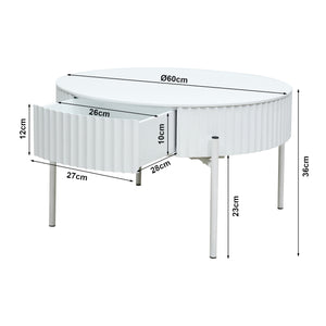 Soffbord Rill med låda [en.casa]