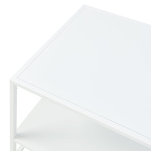 Soffbord Ruokolahti Stål 102x43x46cm [en.casa]