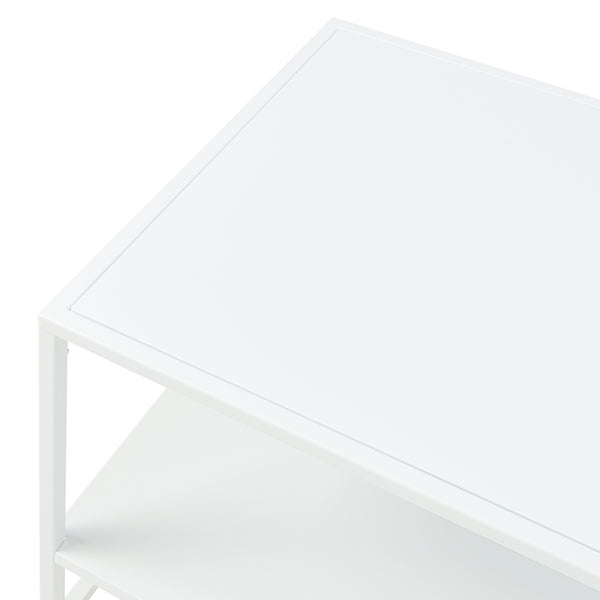 Soffbord Ruokolahti Stål 102x43x46cm [en.casa]