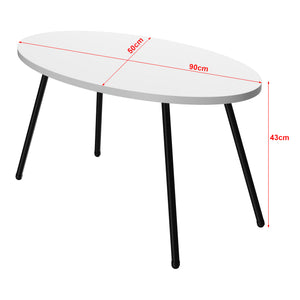 Soffbord Skærbæk 43 x 90 x 50 cm i olika färger [en.casa]