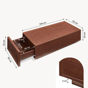 Soffbord Turur 104x50x40 cm [en.casa]