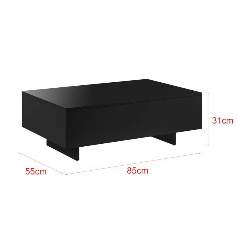 Måttskiss Soffbord Braunschweig 85x55x31cm [en.casa] välj modell