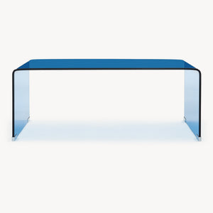 Soffbord Väsas 90x45x35 cm härdat glas [en.casa]