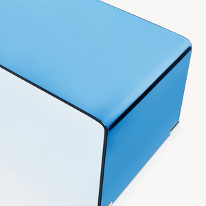Soffbord Väsas 90x45x35 cm härdat glas [en.casa]