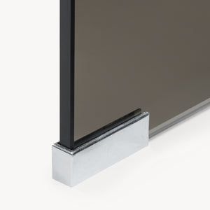 Soffbord Väsas 90x45x35 cm härdat glas [en.casa]