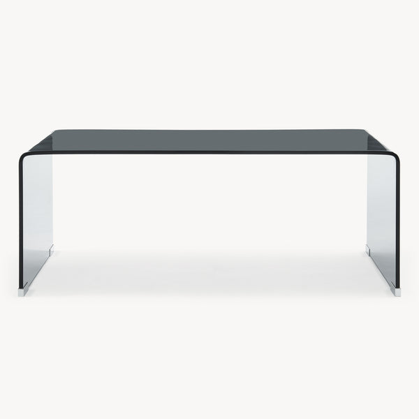 Soffbord Väsas 90x45x35 cm härdat glas [en.casa]