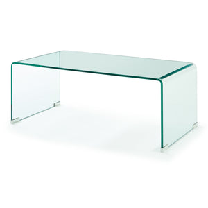 Soffbord Väsas 90x45x35 cm härdat glas [en.casa]