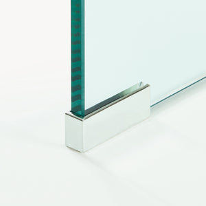Soffbord Väsas 90x45x35 cm härdat glas [en.casa]