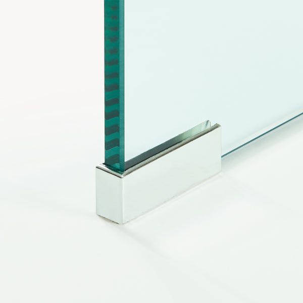Soffbord Väsas 90x45x35 cm härdat glas [en.casa]
