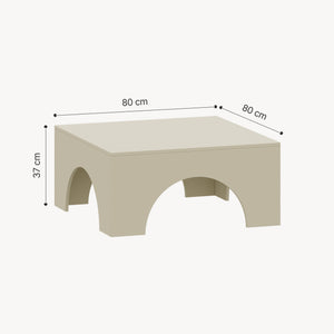 Soffbord Vivatka 80x80x37 cm [en.casa]