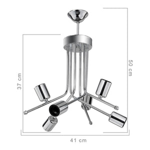 Taklampa Halesowen 6xE27 metall i olika färger [lux.pro]