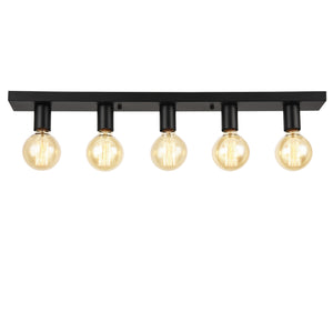 Stilig plafond-Korinth-9x8x80cm-metall-svart