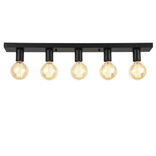 Stilig plafond-Korinth-9x8x80cm-metall-svart