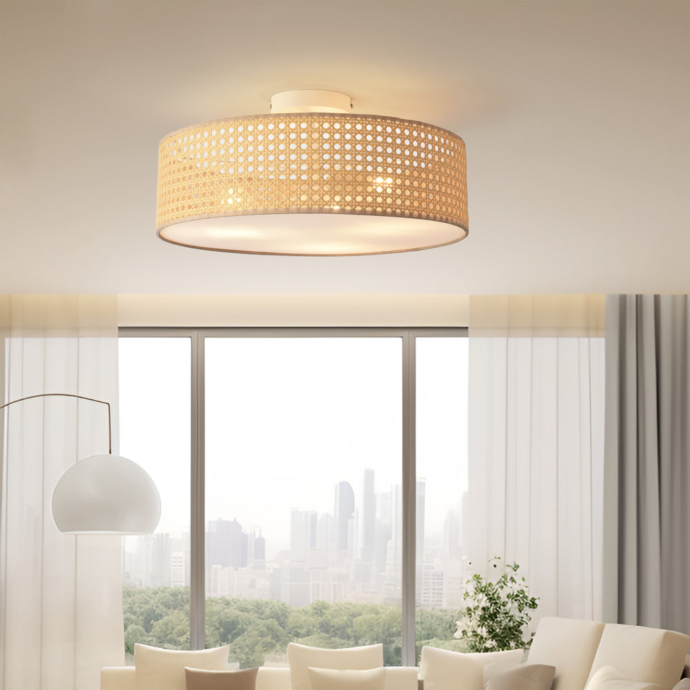 Taklampa Ascot rottinglook [lux.pro] - premiumXL