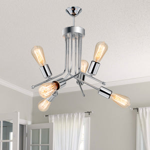 Taklampa Halesowen 6xE27 metall i olika färger [lux.pro]