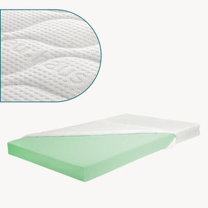 Dubbelsäng Aarghonmaa med madrass 90x200 cm furu [en.casa]