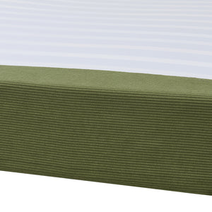 Klädd sängstomme Lilla inkl. madrass [en.casa]