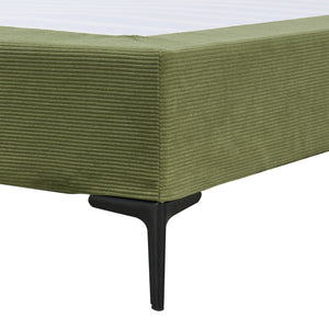 Klädd sängstomme Lilla inkl. madrass [en.casa]