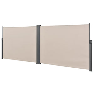 Dubbel sidomarkis 300x300cm utdragbar UV skydd stål [pro.tec] välj modell