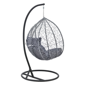 Hängstol Capileira med stativ stål konstrotting med dynor max.150kg [en.casa] välj modell