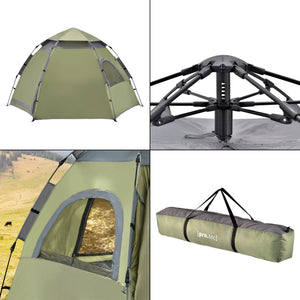 Campingtält Nybro Pop Up kupoltält 240x205x140cm i olika färger[pro.tec]