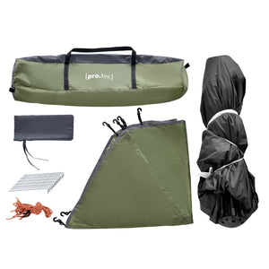 Campingtält Nybro Pop Up kupoltält 240x205x140cm i olika färger[pro.tec]