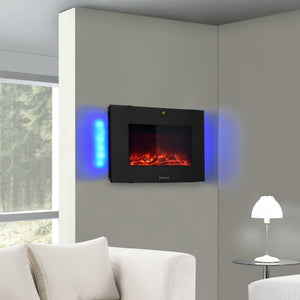 Elektrisk kamin Elkamin Dekorationsbrasa Väggkamin 36 LED [casa.pro]