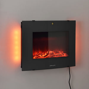 Elektrisk kamin Elkamin Dekorationsbrasa Väggkamin 36 LED [casa.pro]