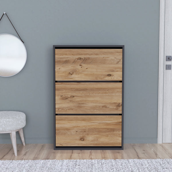 Skoskåp Aurskog 110x73,5x24cm olika färger [en.casa]