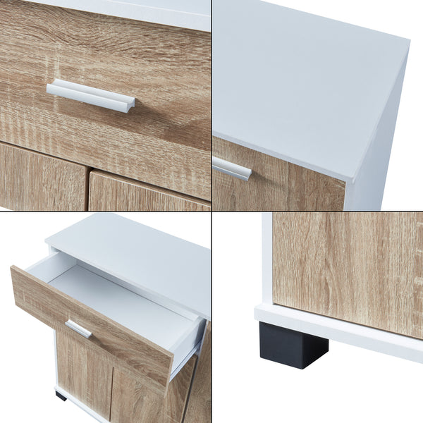 Skänk Bobeck 72x80x28 cm [en.casa]