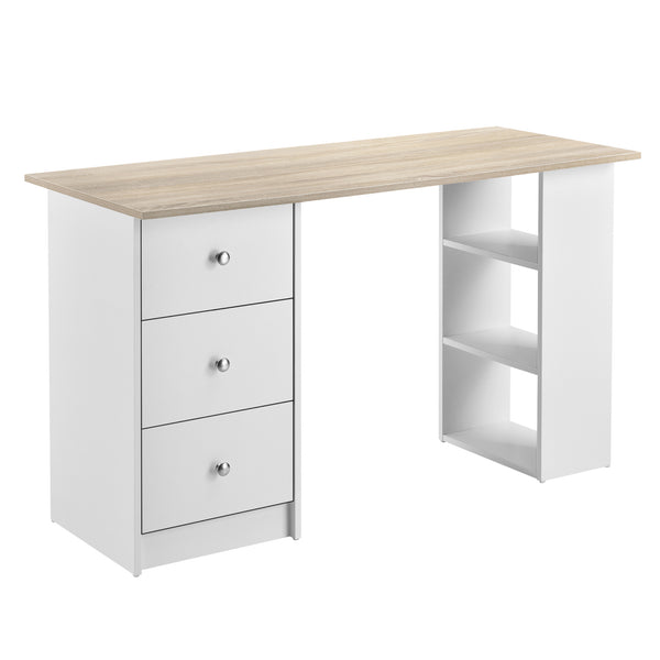 Skrivbord Lemberg med lådor och hyllor [en.casa] välj modell