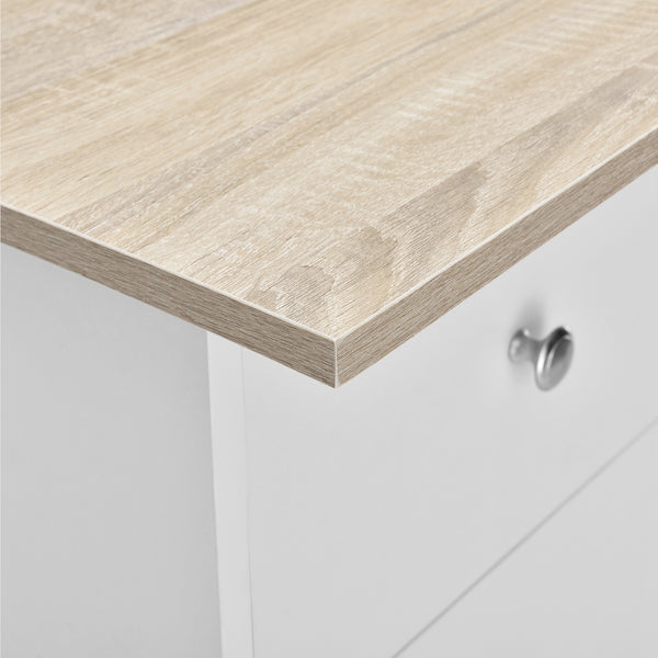 Skrivbord Lemberg med lådor och hyllor [en.casa] välj modell