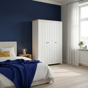 Klädeskåp Vasand 175x120x52 cm [en.casa]