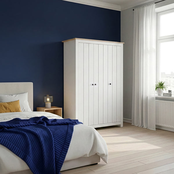 Klädeskåp Vasand 175x120x52 cm [en.casa]