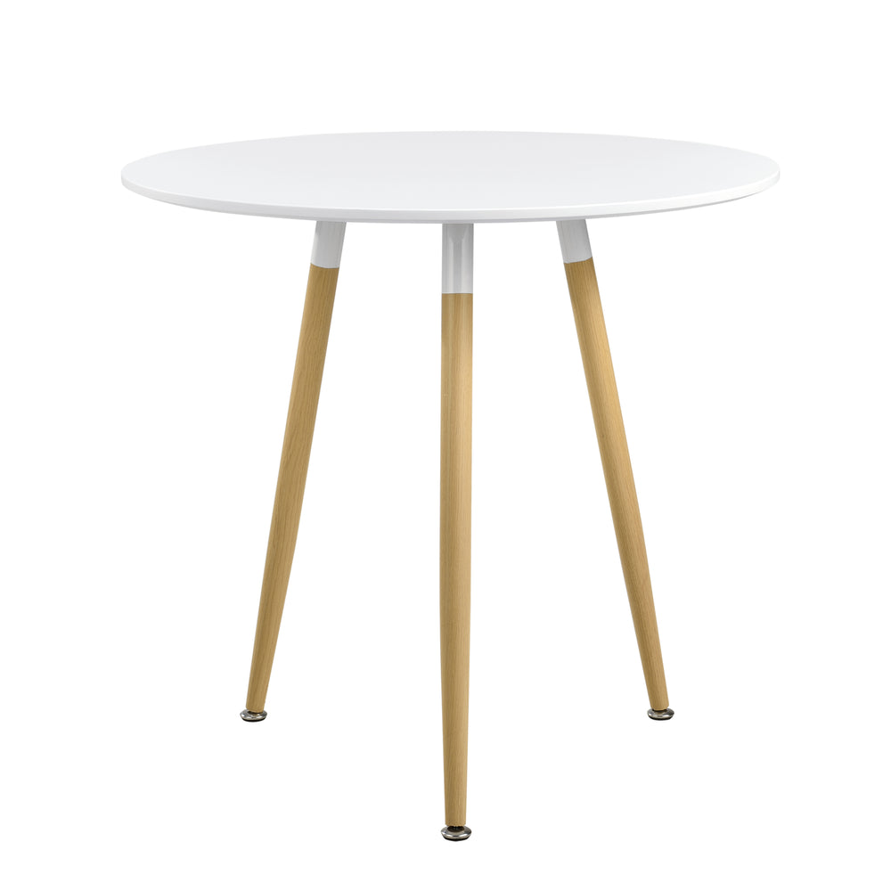 Matbord Camille Ø80 cm Retro - Design Vit en.casa - premiumXL