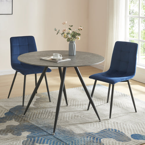 Matbord Fitjar betonglook i olika storlekar [en.casa] - premiumXL
