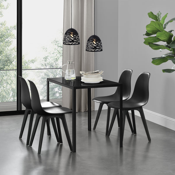 Matgrupp bord (105x ) robust plast [en.casa] välj modell