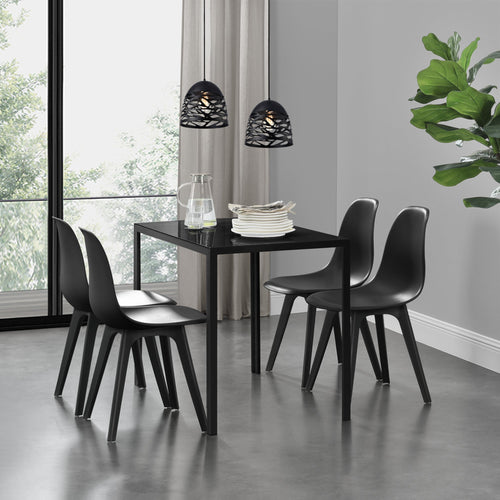 Matgrupp bord (105x ) robust plast [en.casa] välj modell