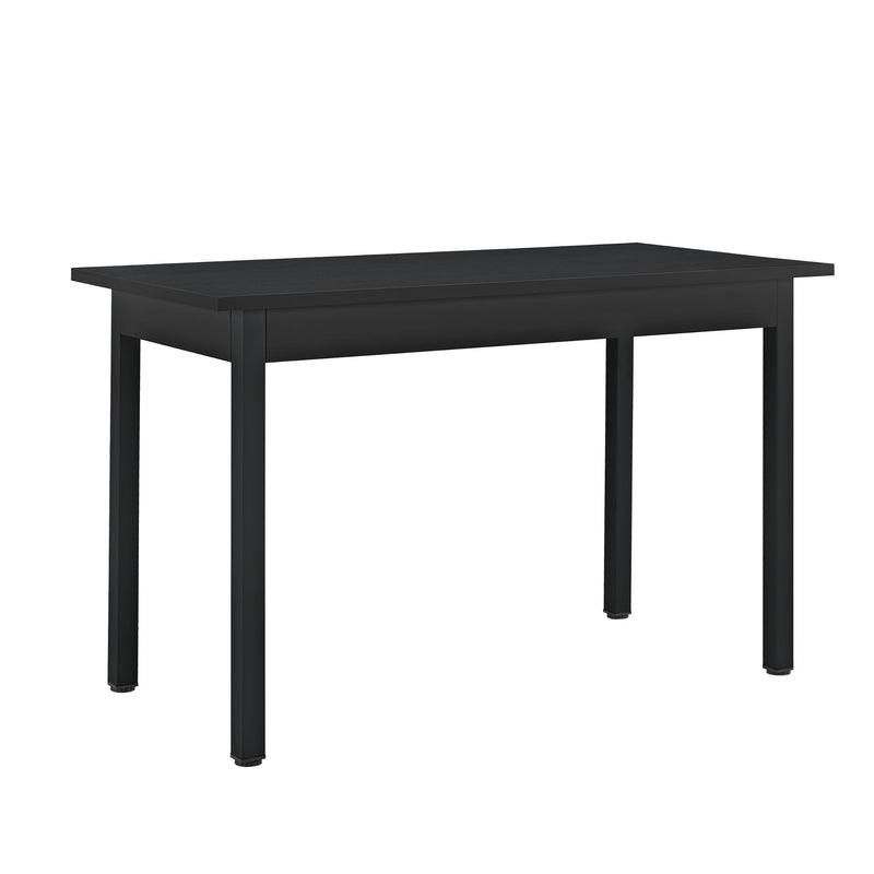 Måttskiss Matgrupp Lendava svart bord och 4 stolar [en.casa] välj modell